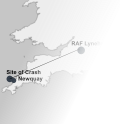 RAF Lyneham Newquay Site of Crash