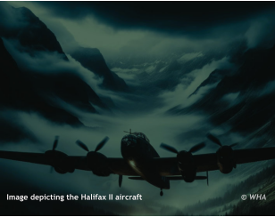 Image depicting the Halifax II aircraft  © WHA